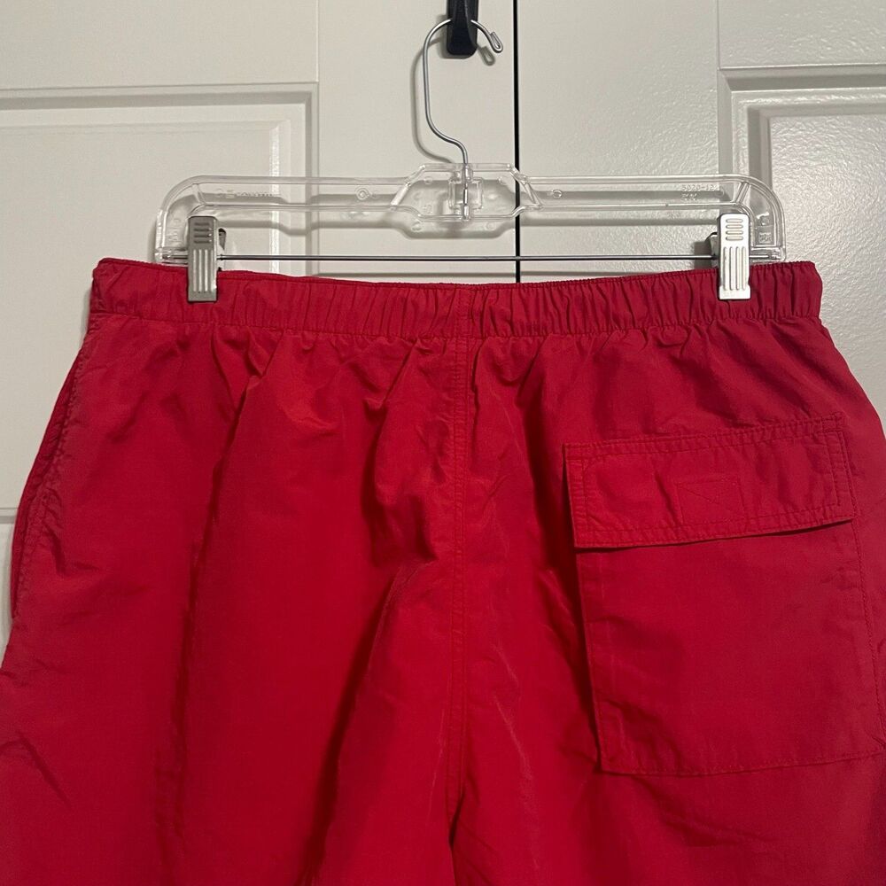 NWT LCKR Men’s Elastic Drawstring Waist Mesh Lined Nylon Athletic Red Shorts L - Picture 8 of 8